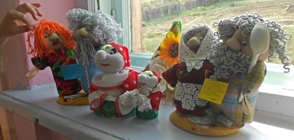 humorous dolls made by the children