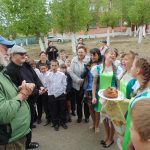 greeting at the Children's Home